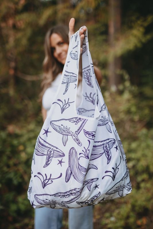 Majestic Humpbacks Foldable Shopping Bag