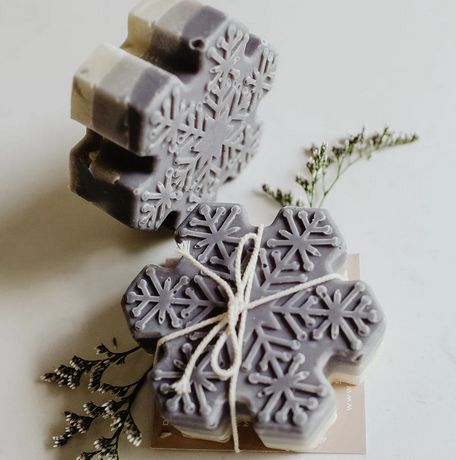Snowflake Soap Bar: Holiday Collection