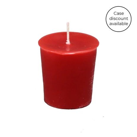 2” Red Beeswax Votive Candle