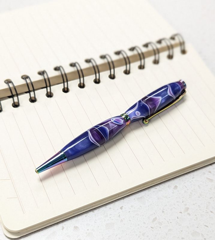 Purple Acrylic Pen