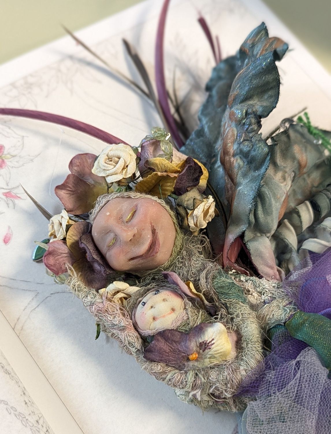 Sweet Dreams Art Doll
