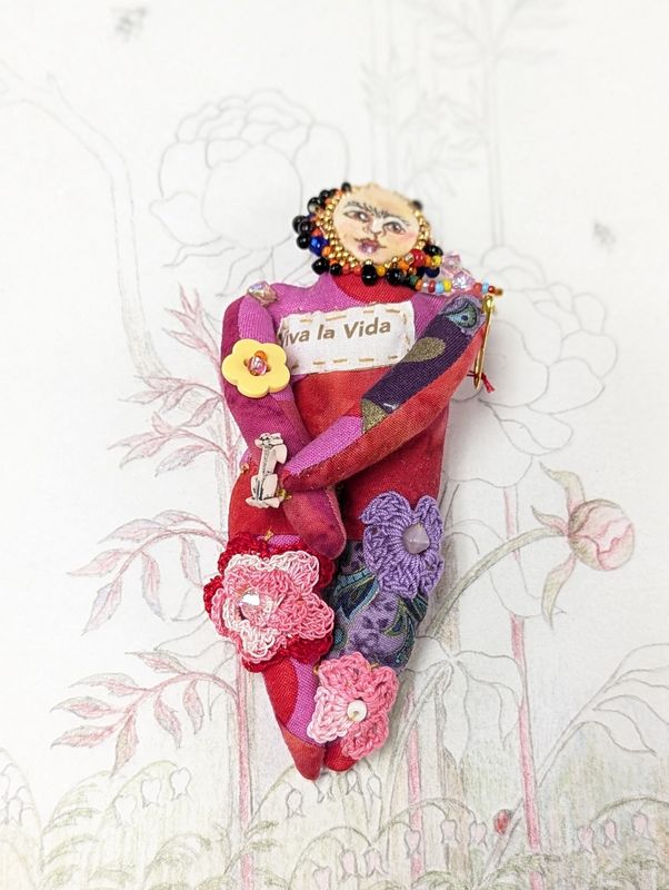 Frida Goddess Ornament/Brooch #1