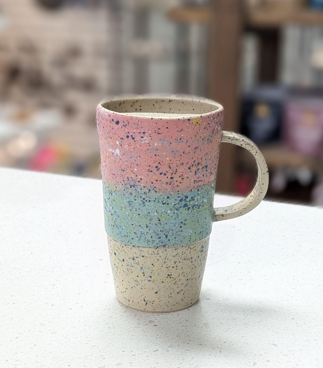 Speckled Stripes To Go Mug
