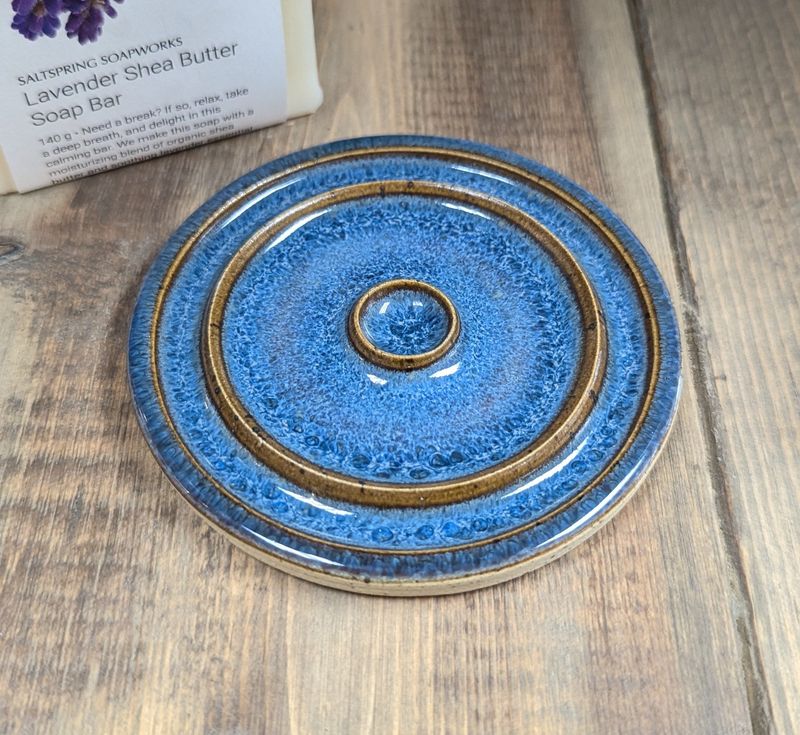 Blue Soap Dish