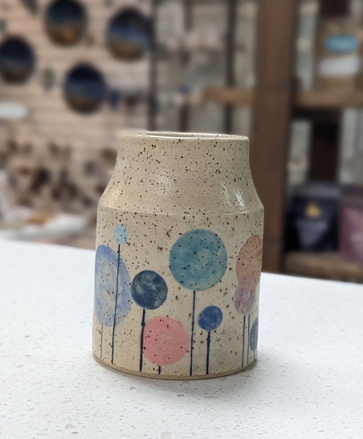 Modern Colourful Trees Vase