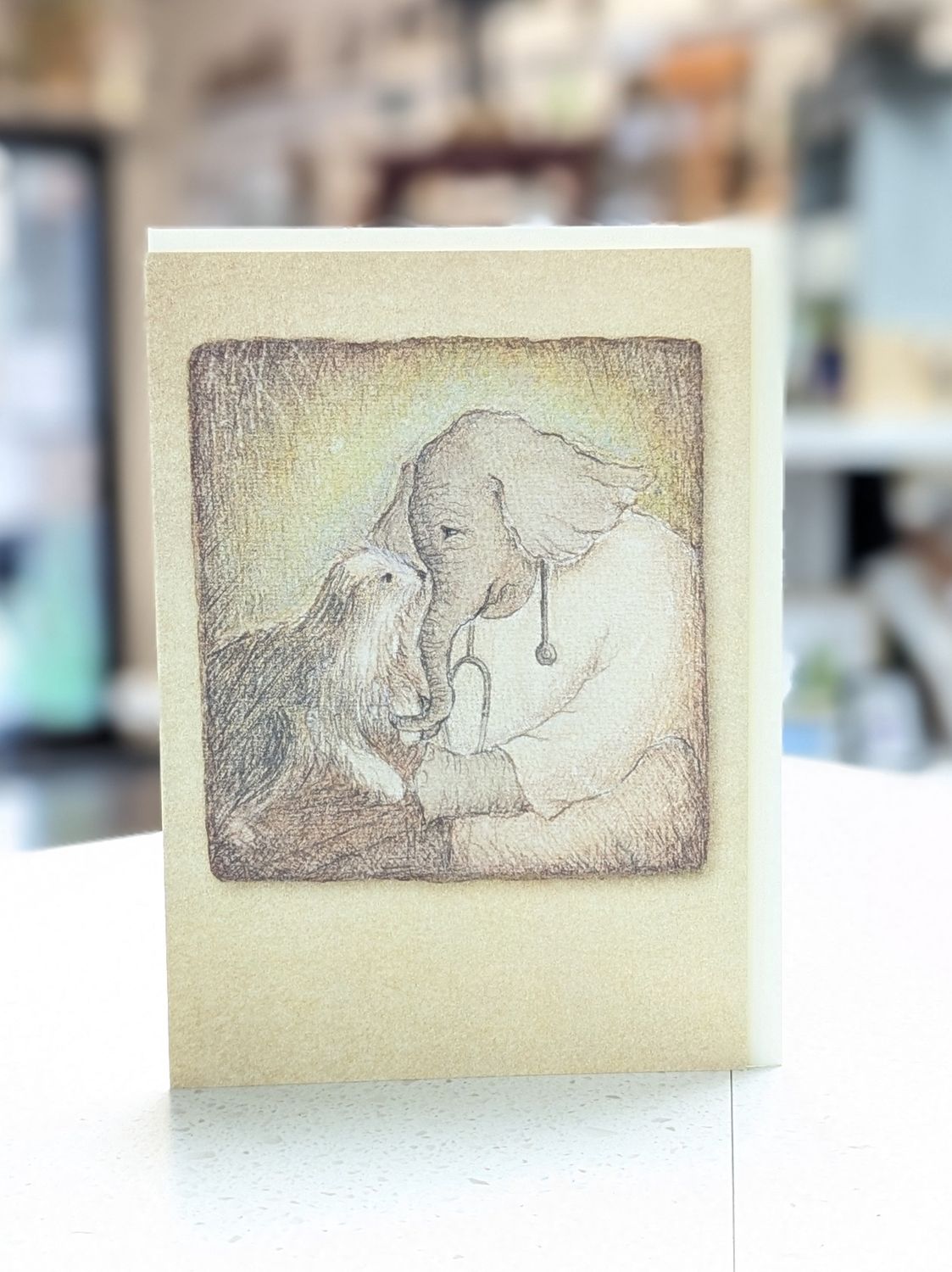 The Patched Heart Card