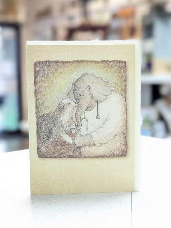 The Patched Heart Card