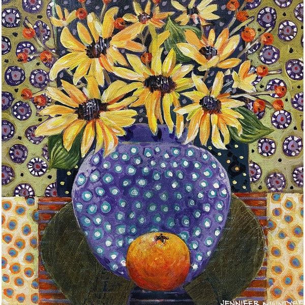 Black Eyed Susan Acrylic on Canvas12x12