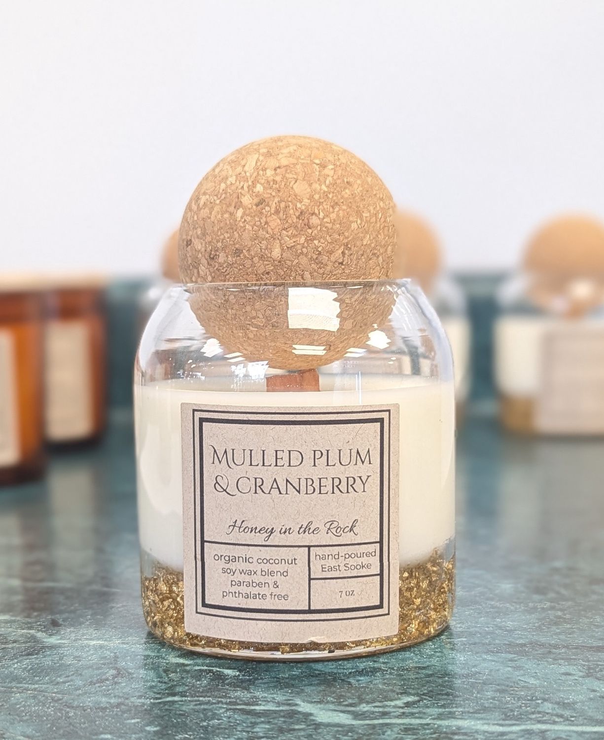 Mulled Plum &amp; Cranberry Candle (Ball)