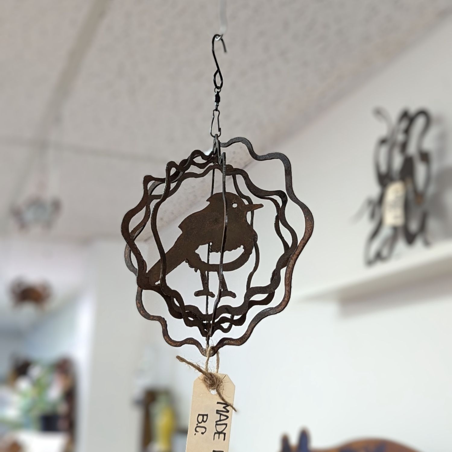 Small Rusted Chikadee Spinner