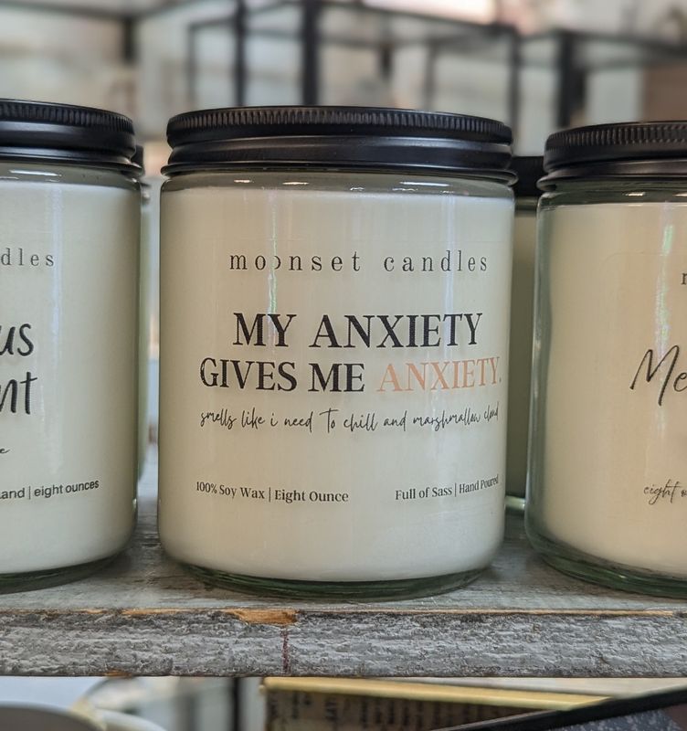 My Anxiety 8 oz Candle