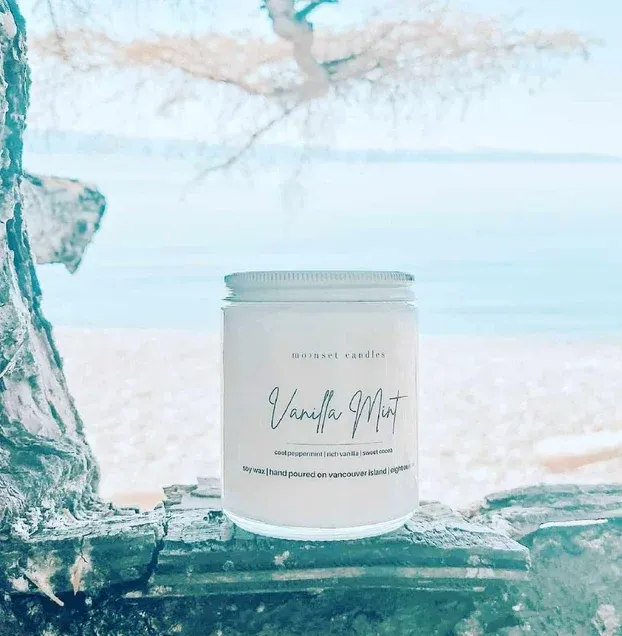 Vanilla Mint 8 oz Candle