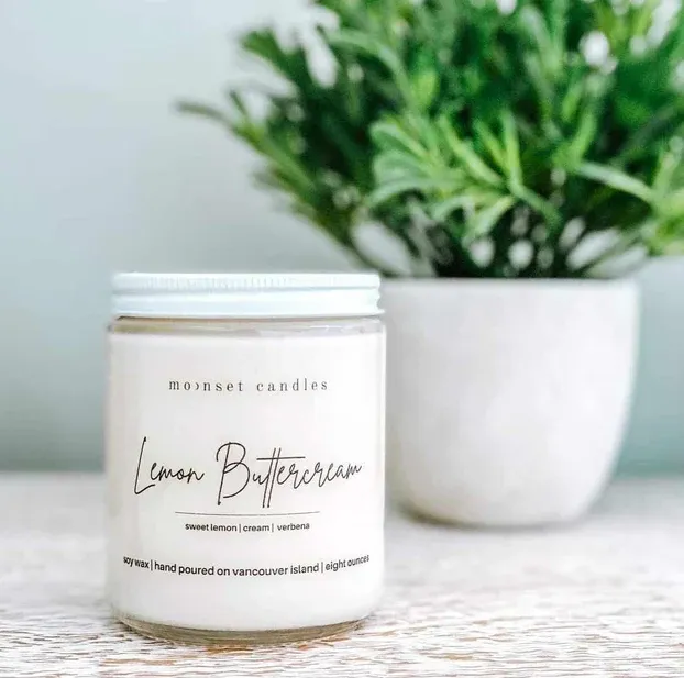 Lemon Buttercream 8 oz Candle