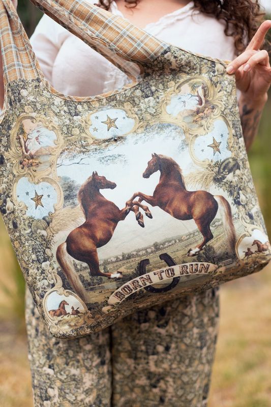 Born to Run Market Tote