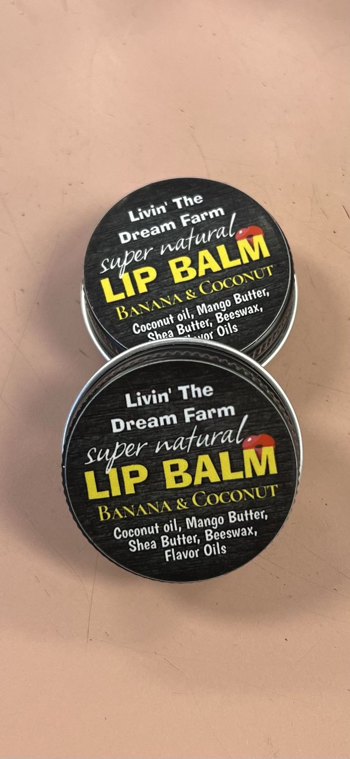 lip Balm  Banana and Coconut