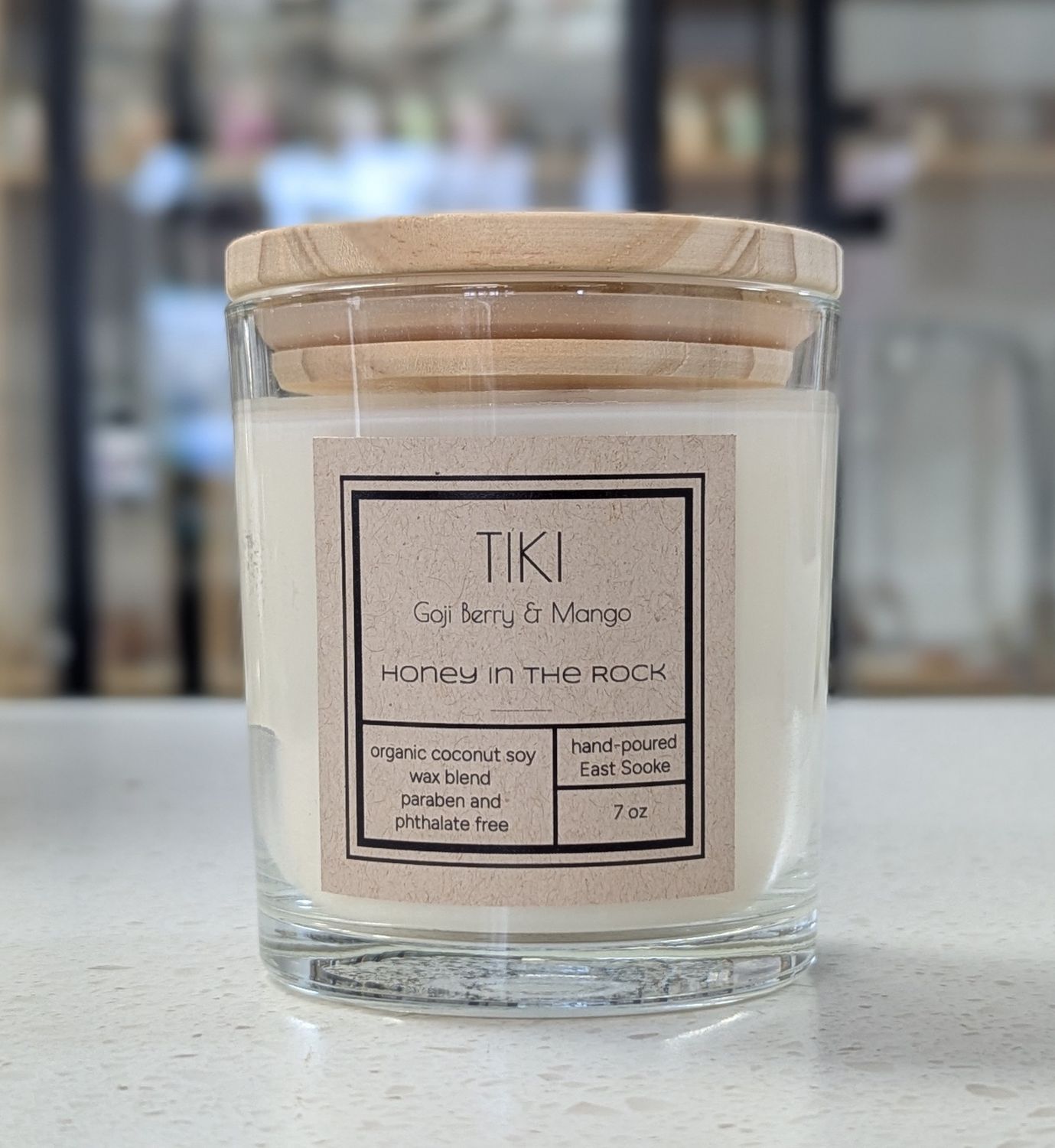 Tiki Goji Berry &amp; Mango Candle 7 oz