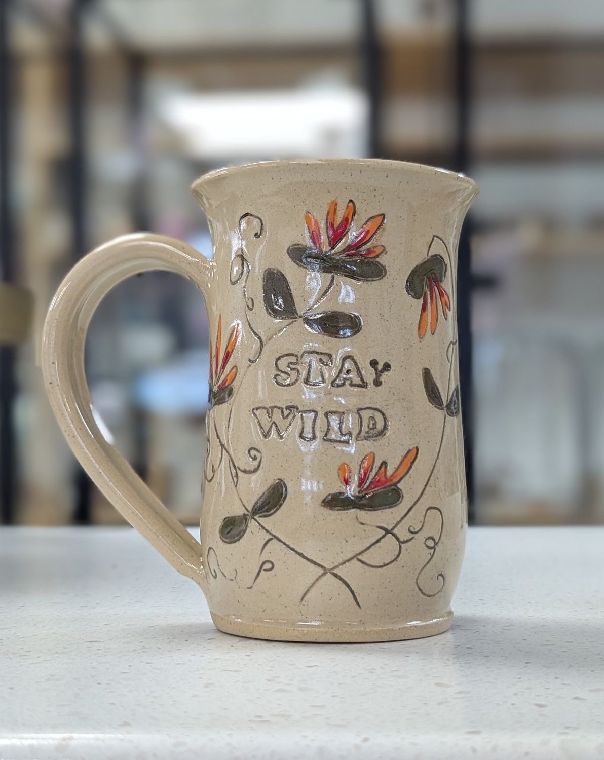 Stay Wild Honeysuckle Mug