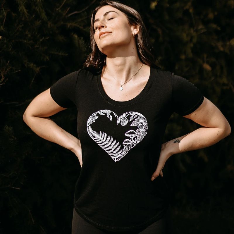Heart Creation Bamboo/Organic Cotton Tee *Made in Canada*