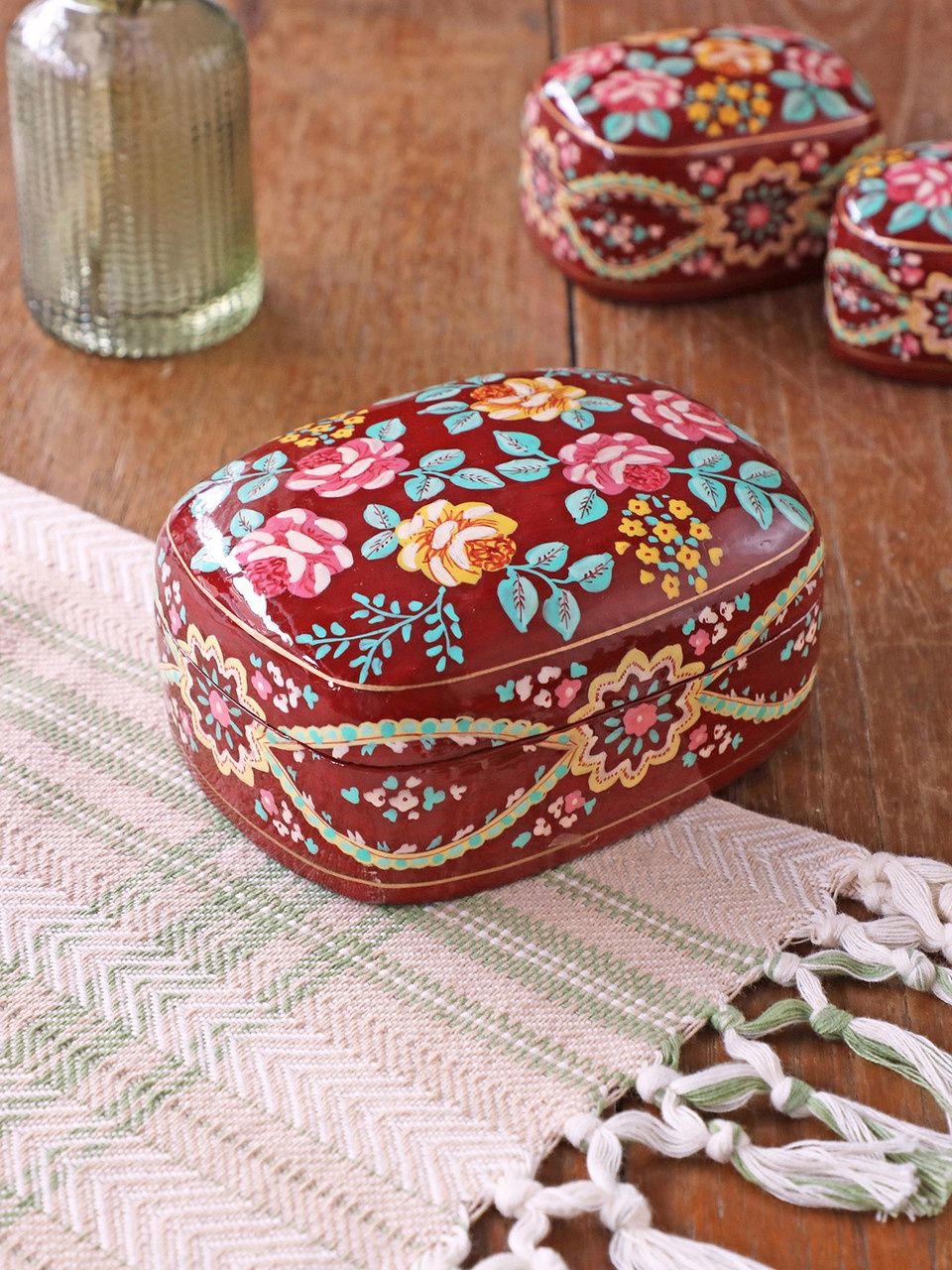 Estella Trinket Box Large - Wine