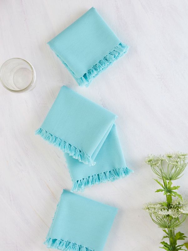 Essential Napkin Set of 4 - Aqua 18x18