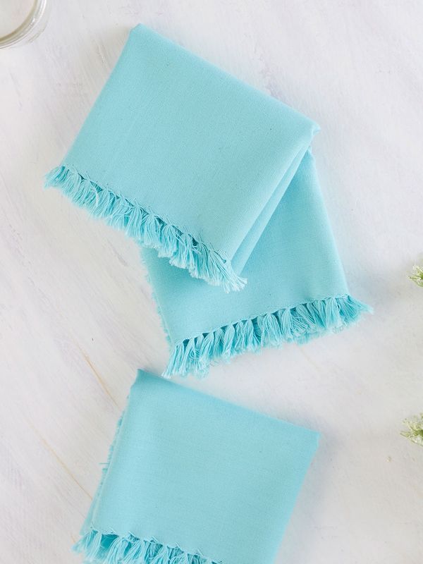Essential Napkin Set of 4 - Aqua 18x18