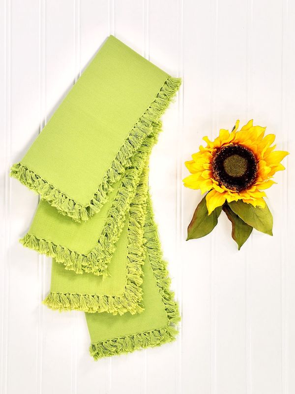 Essential Napkin Set of 4 - Light Green 18x18