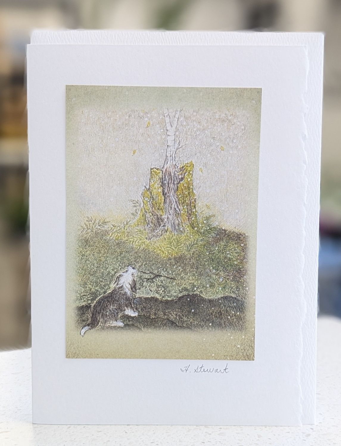 Mossy Stump Card