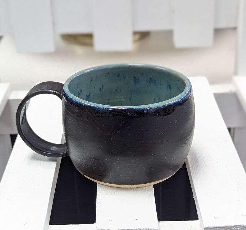 Black Cappuccino Cup