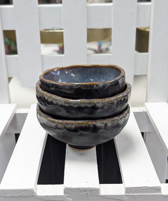 Blue/Brown/Black Side Dish Set