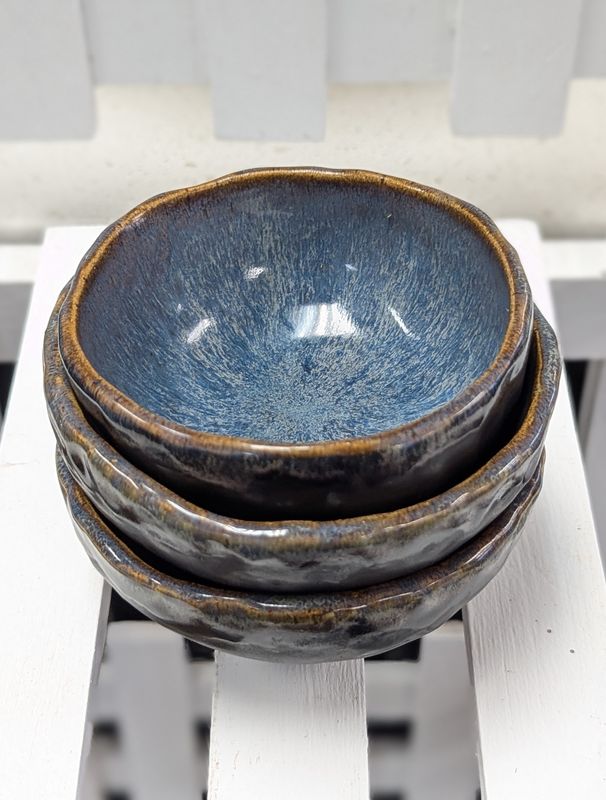 Blue/Brown/Black Side Dish Set