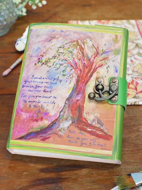 Thank You to a Tree Leather Journal 6x8