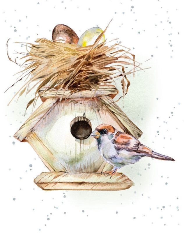 Home Tweet Home Mini Card