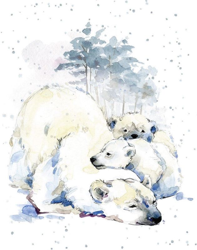 Pile of Cuddles Mini Card