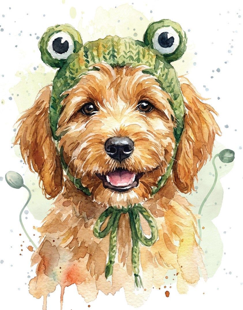 Frog Dog Mini Card