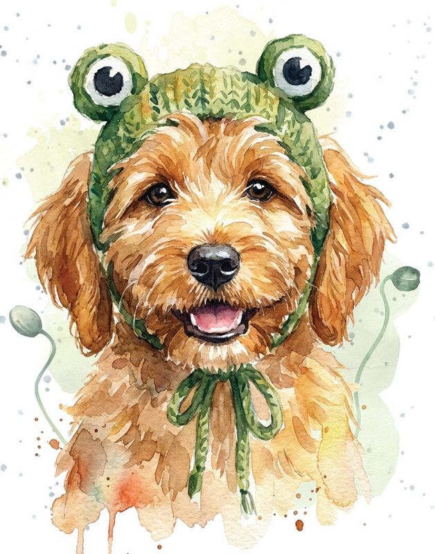 Frog Dog Mini Card