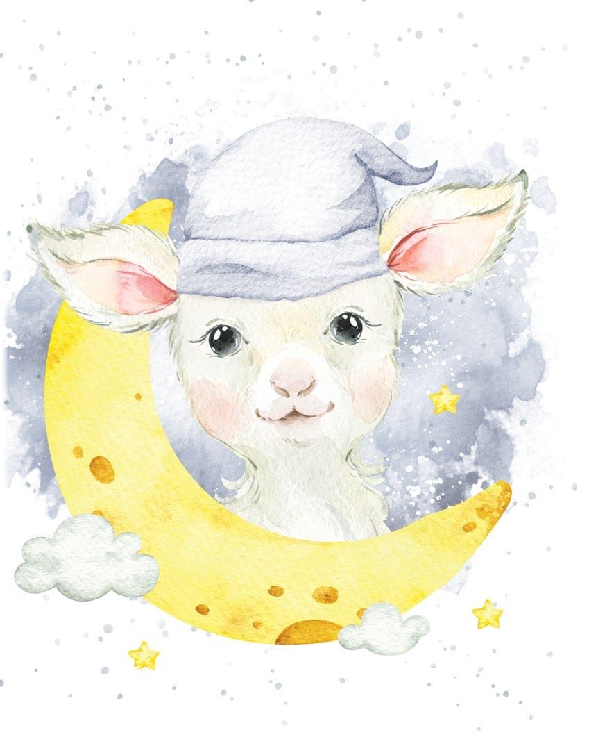 Moon and Back Mini Card