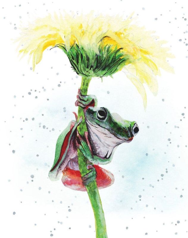 Shady Spot Mini Card