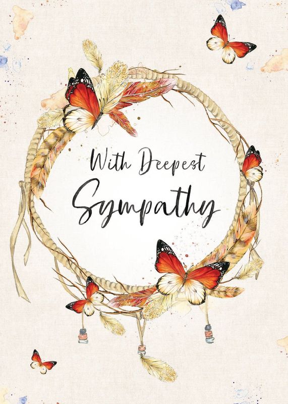 Dreamcatcher Butterflies Card