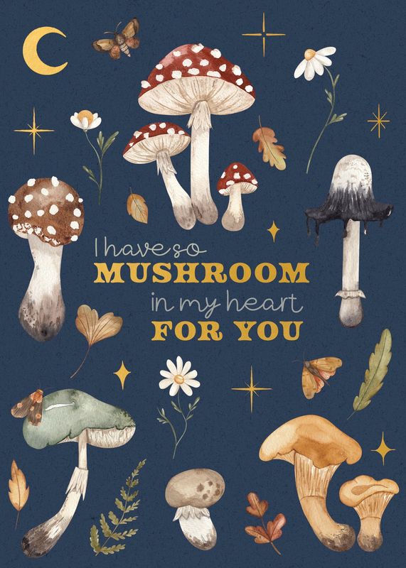 So Mushroom Card