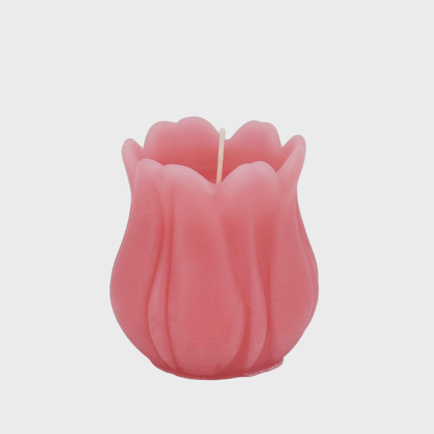 Pink Beeswax Tulip Candle