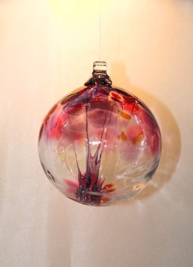 Tree Glass Ornament "Love" medium