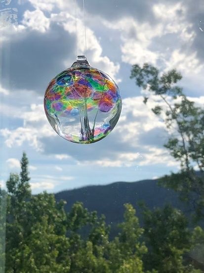 Tree Glass Ornament "Summer" small