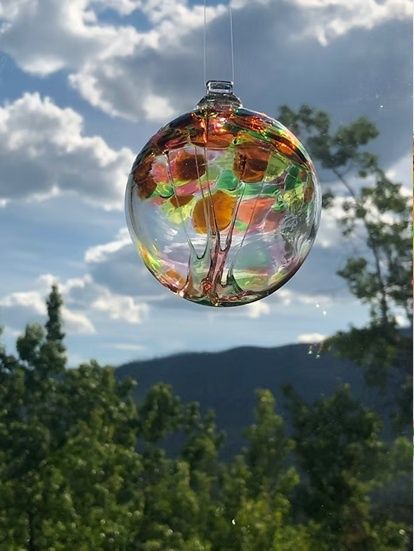 Tree Glass Ornament "Autumn" medium