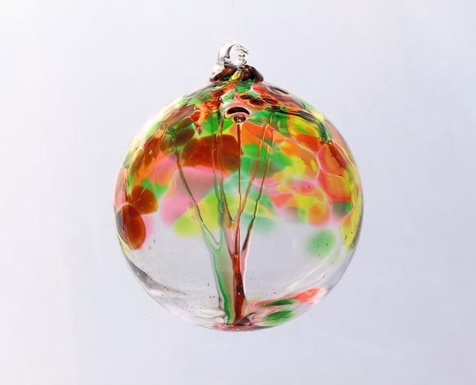 Tree Glass Ornament "Autumn" medium