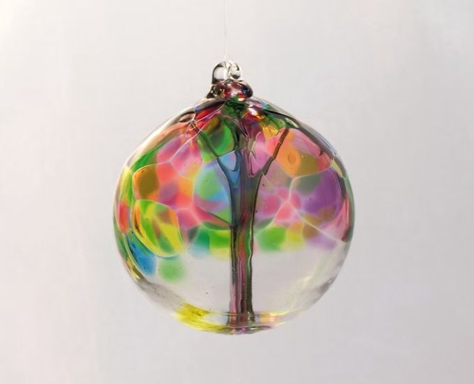 Tree Glass Ornament "Summer" medium