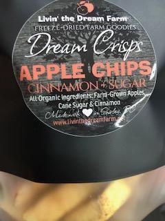 Dream Crisps: Apple Chips (Cinnamon + Sugar)