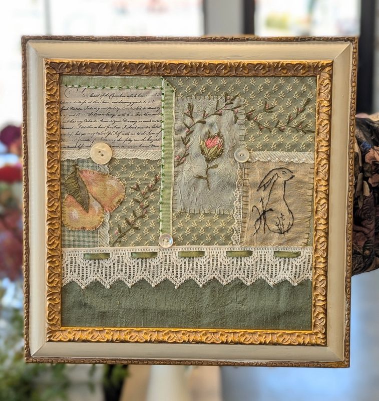 Multimedia Collage 13.25" x 13.25" Frame