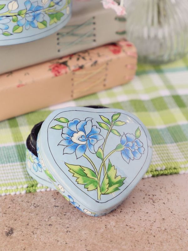 Pushkar Heart Box Blue