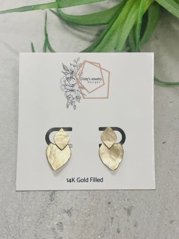 14K Gold Fill Flora Ear Jackets
