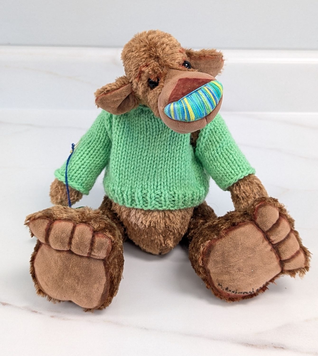 Jelly Bean Bear Art Doll